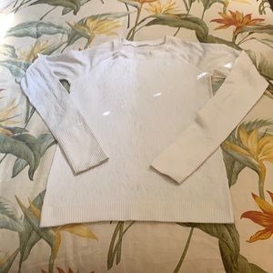 Used Condition White Lululemon Long Sleeve